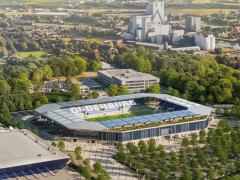 Oldenburg in Germany shows design of new stadium