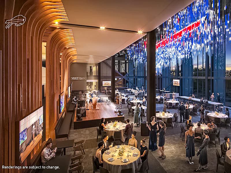 Ultra-premium space at new Highmark Stadium revealed