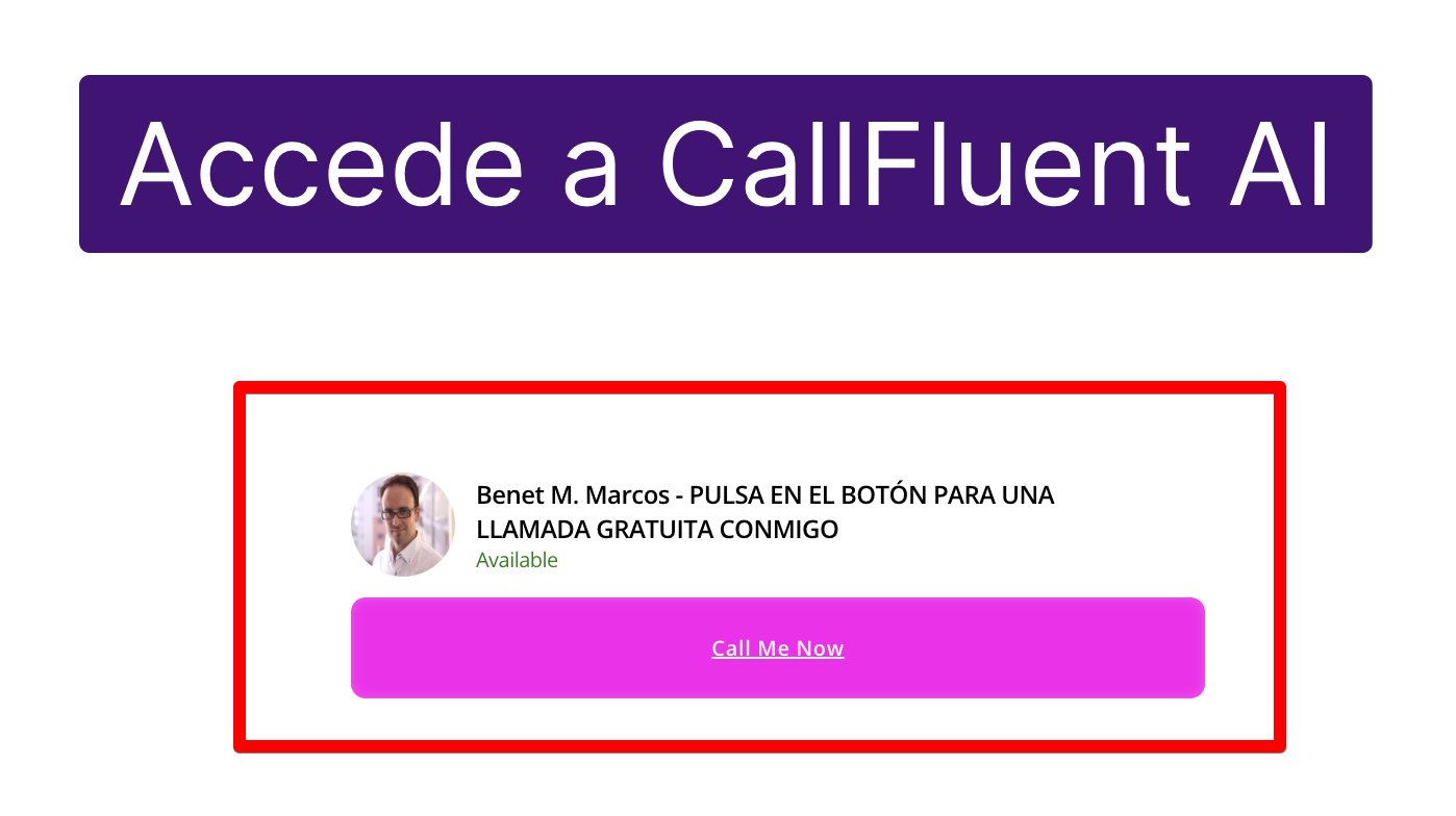 Activa las imágenes de tu email para ver dónde puedes hablar con Benet.