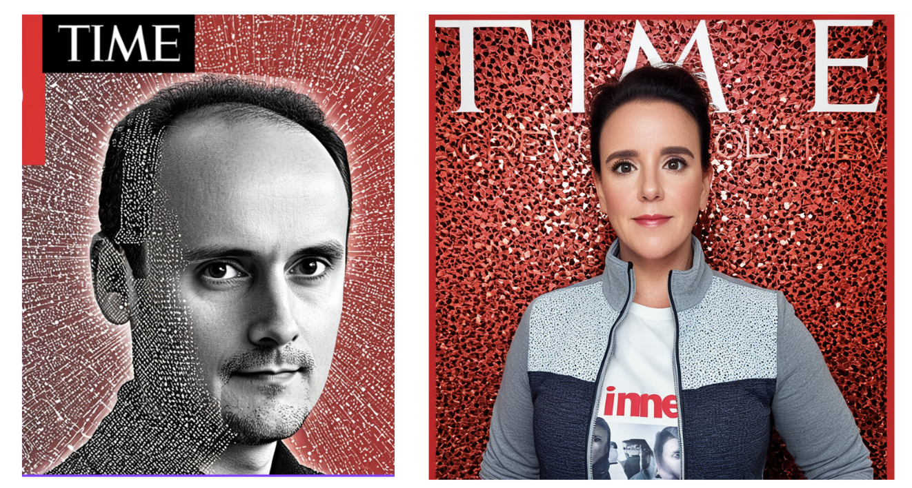 Enable images in your email to see my partner and me on the cover of Time Magazine.