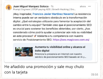 Activa las imágenes de tu email para ver el comentario que ha creado Engagi.