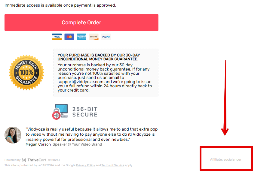 Activa las imágenes de tu email para ver lo que tienes que ver en la página de pago.