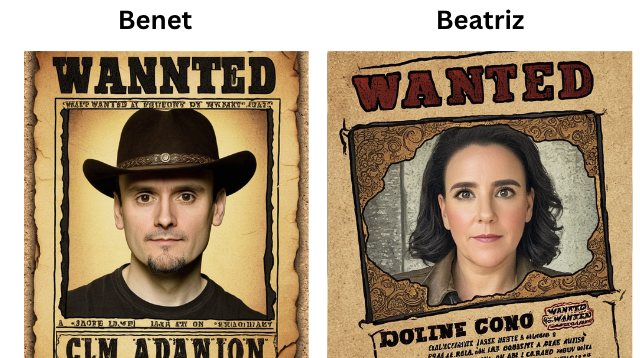 Enable images in your email to see my partner and me as 'wanted.'