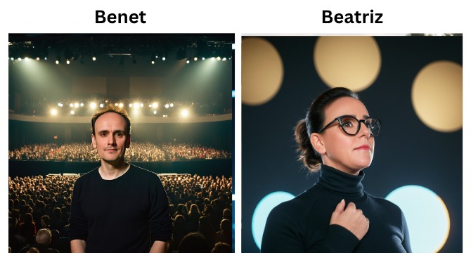 Activa las imágenes de tu email para vernos a Benet y a mí como los nuevos Steve Jobs.