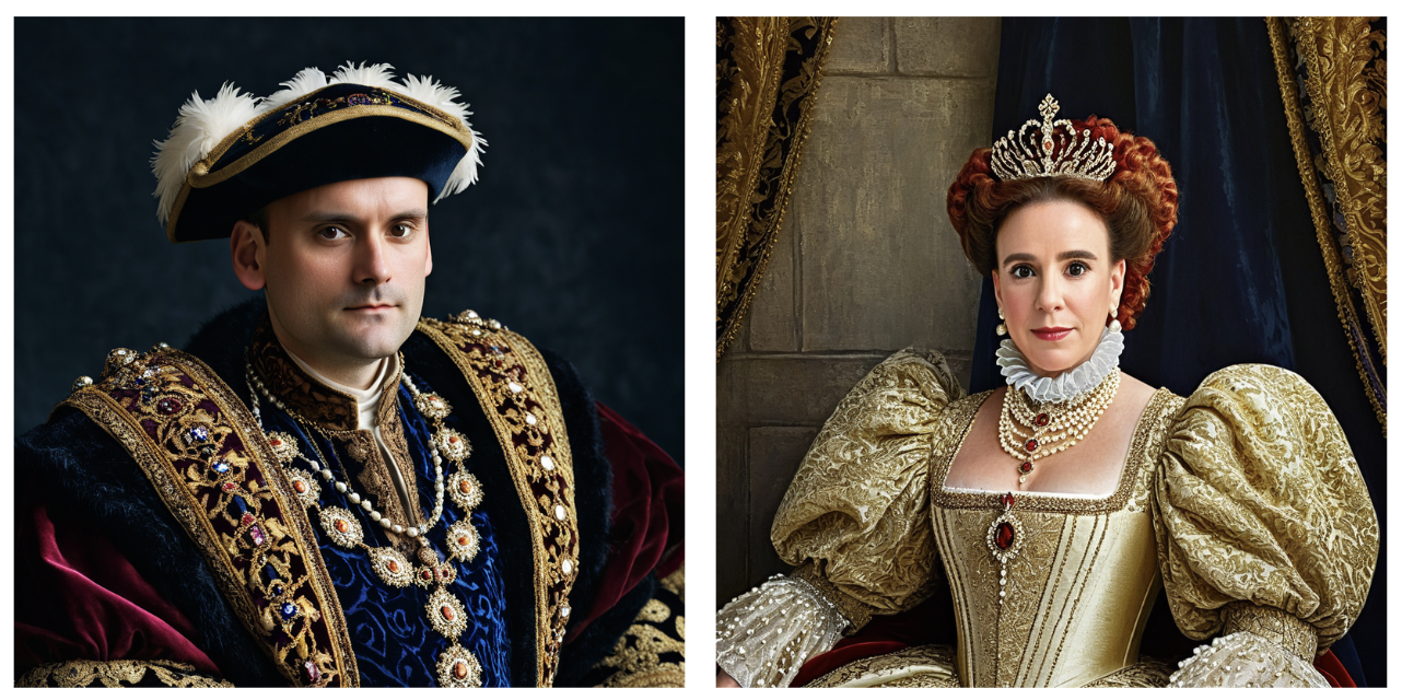 Enable images in your email to see my partner and me as King and Queen.
