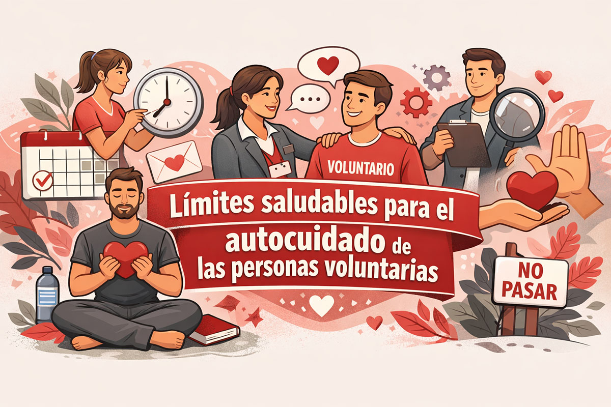 Límites saludables para el autocuidado del volunariado