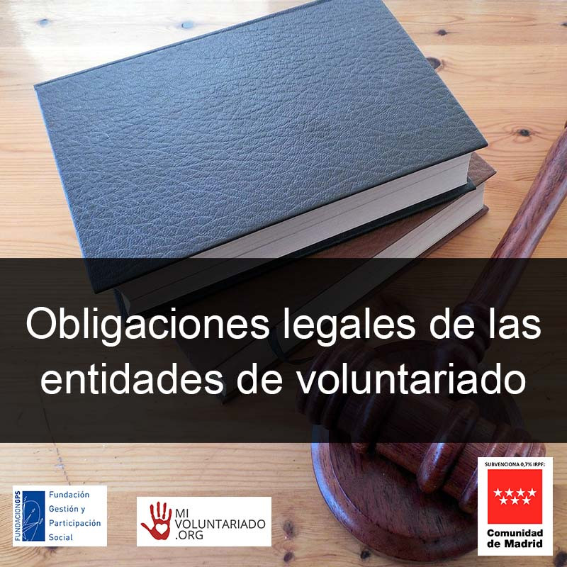 Curso de Obligaciones legales de las entidades de voluntariado