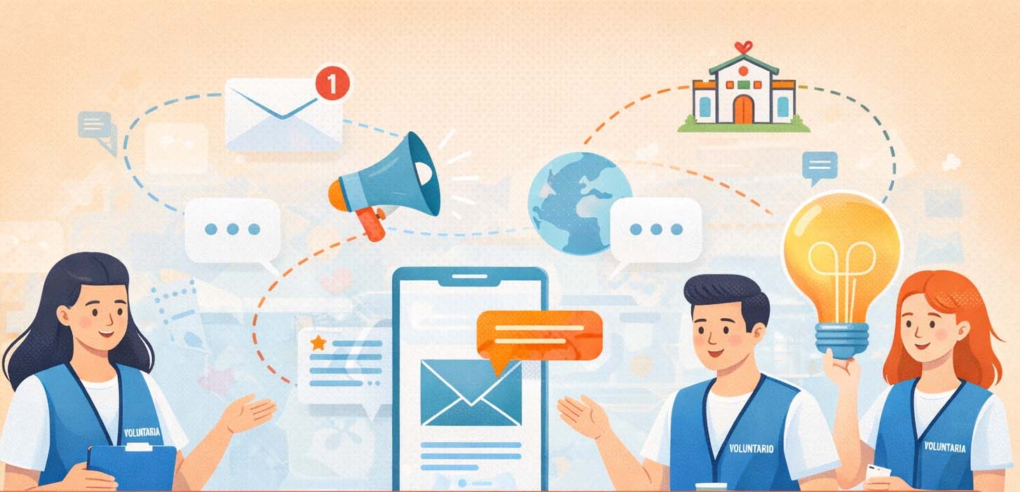 Tipos de comunicación con el voluntariado