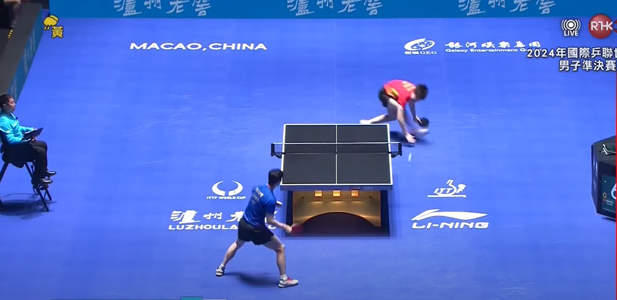 看馬龍勝王楚欽澳門乒乓球世界盃，學教科書也沒有的戰術運用