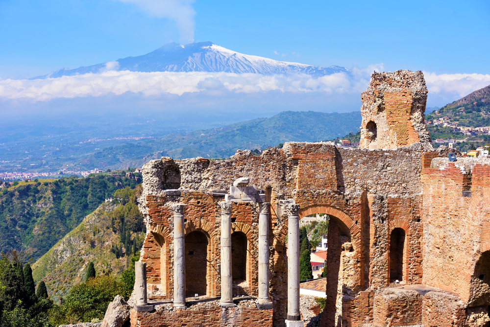 Greek Theatre in Taormina, Sicily