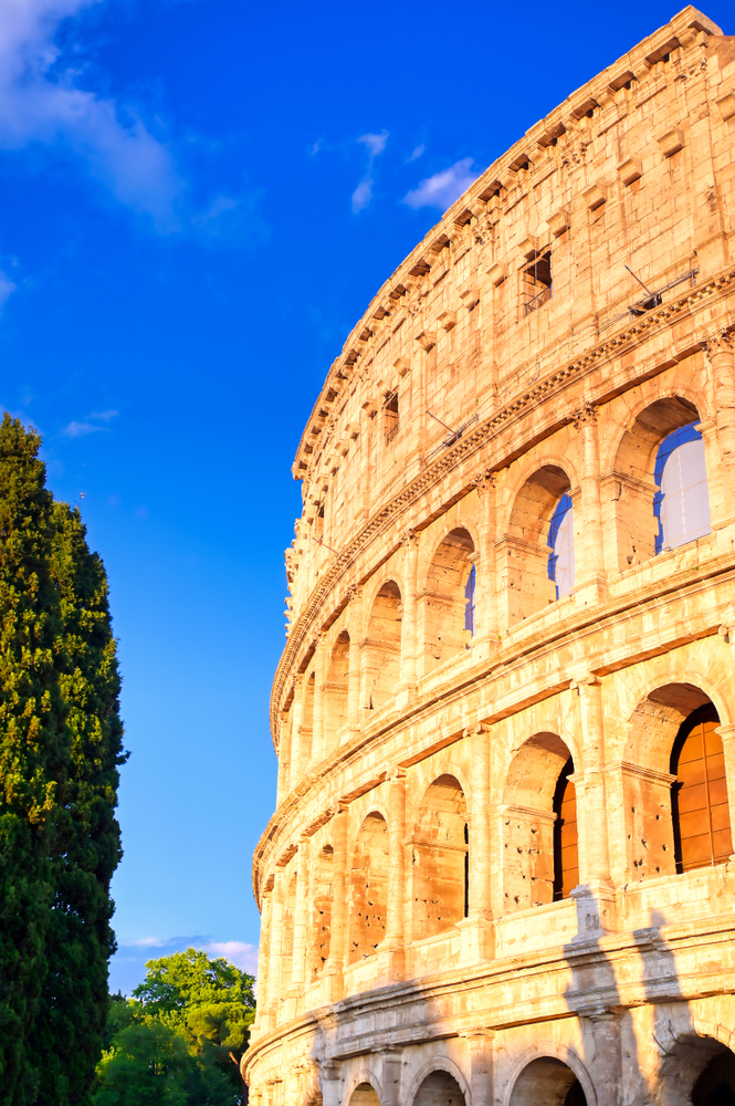 The Colosseum located in Rome, Italy 