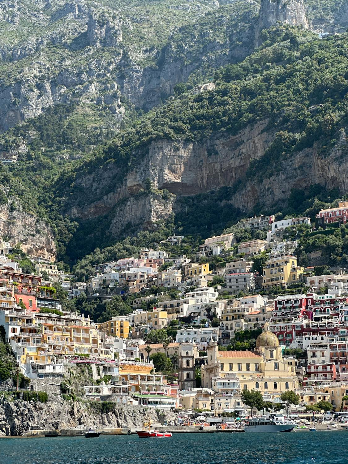 View of the charming town of Positano, Italy