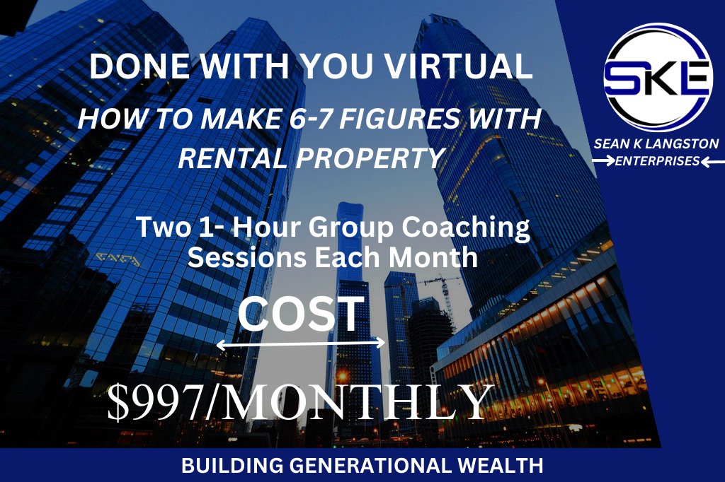 Two 1-Hour Group Coaching Sessions Each Month.   @ $997/Monthly