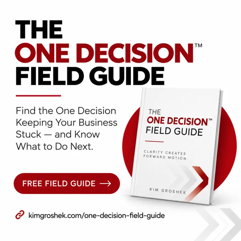 The One Decision Field Guide bonus