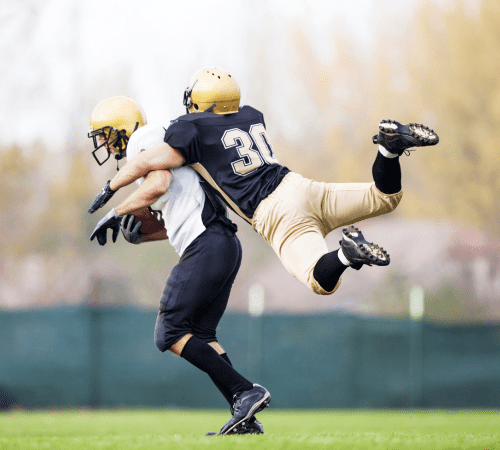 Richtige Absicherung für American Football Spieler
