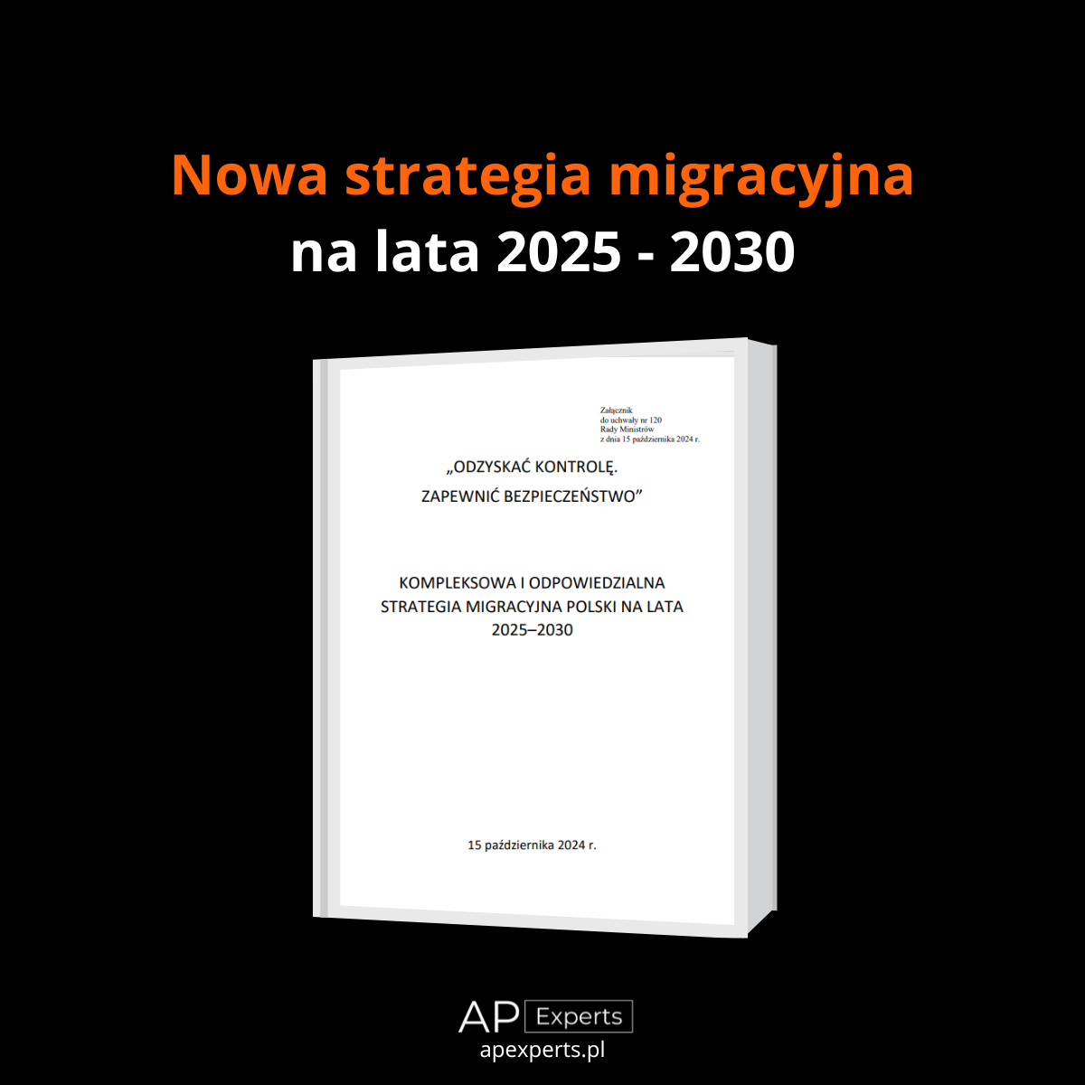 Nowa strategia migracyjna na lata 2025 - 2030