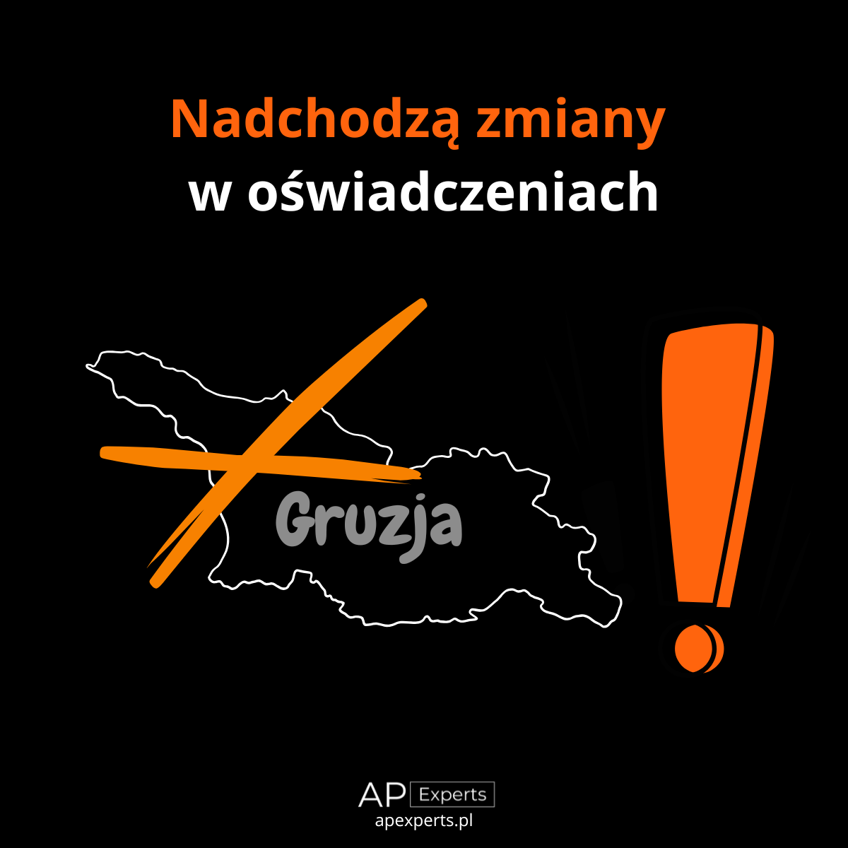 Zmiany w oświadczeniach dla obywateli Gruzji