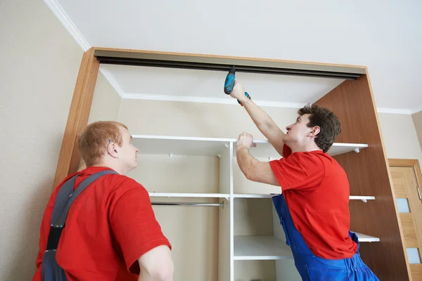 shelf and cabinet installation