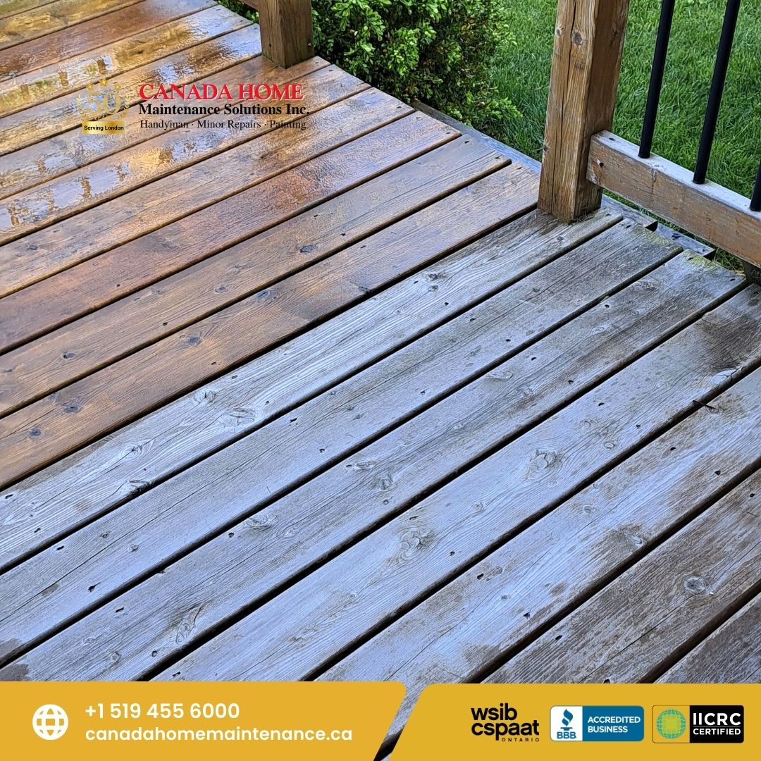 deck and fence power washing