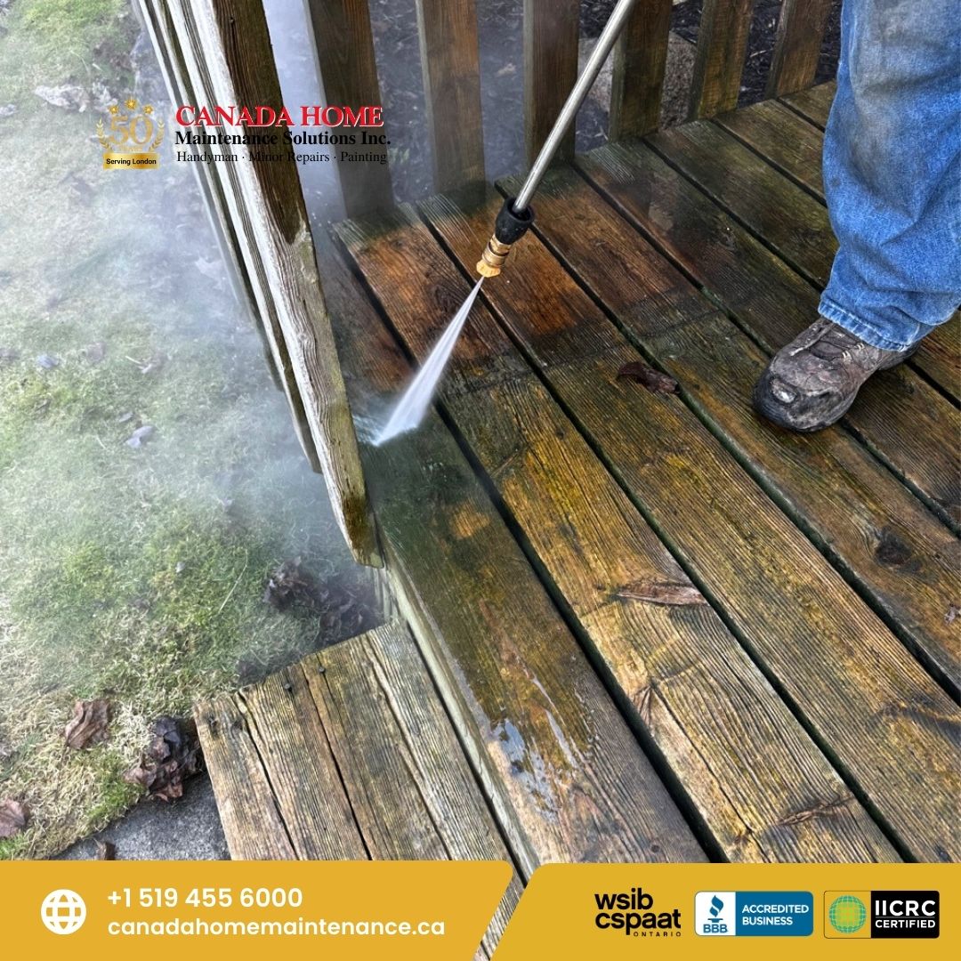 deck and fence power washing