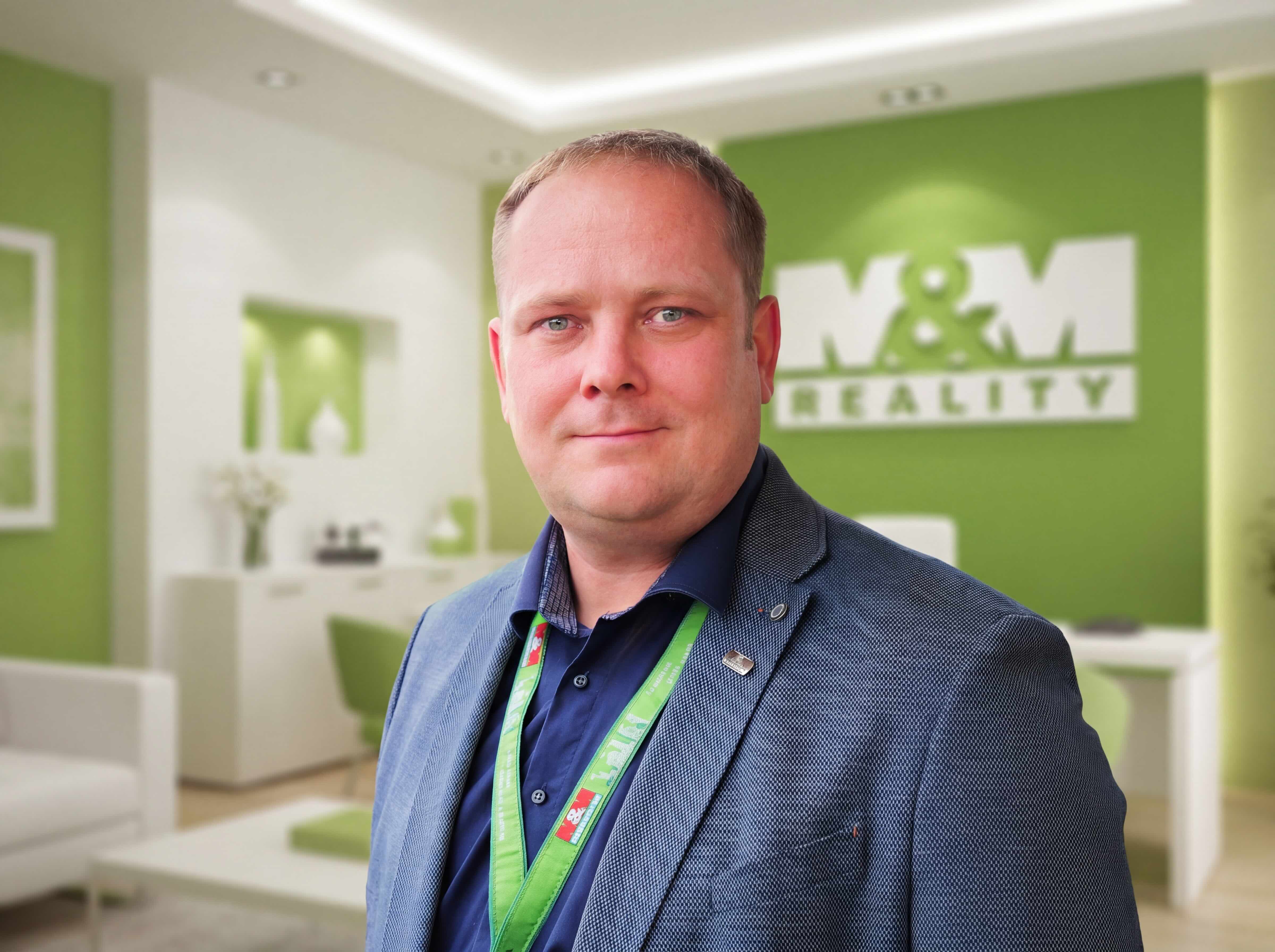 Josef Bystroň realitní makléř M&M Reality Prostějov