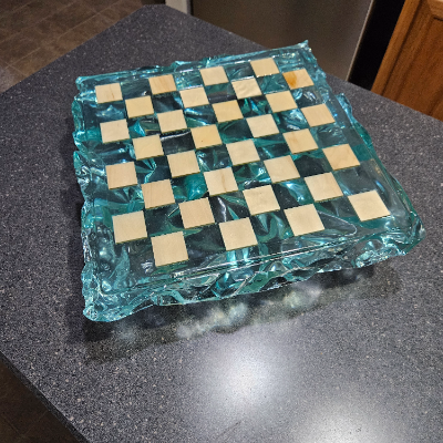 Ice Mountain Chess Board