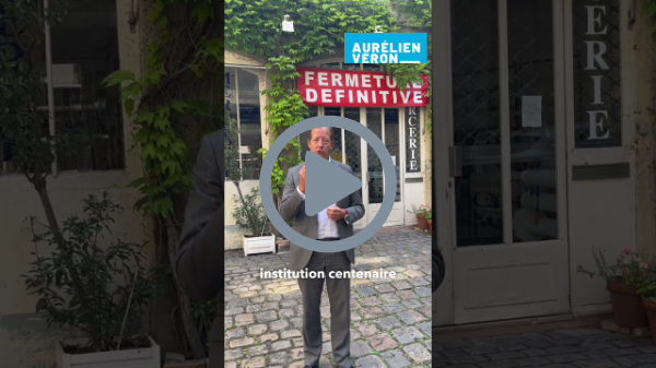 Encore une institution du #Marais qui ferme ses portes. Le surtourisme a gagné.
