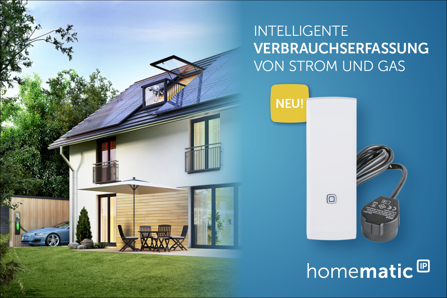 Intelligente Verbrauchserfassung von Strom und Gas geht jetzt auch mit Homematic IP