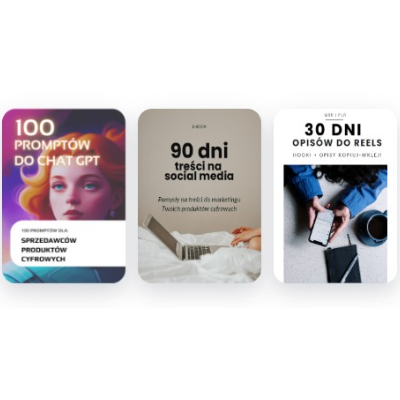 ZESTAW: 100 promptów do ChatGPT / 90 dni treści na social media / 30 dni opisów do Reels