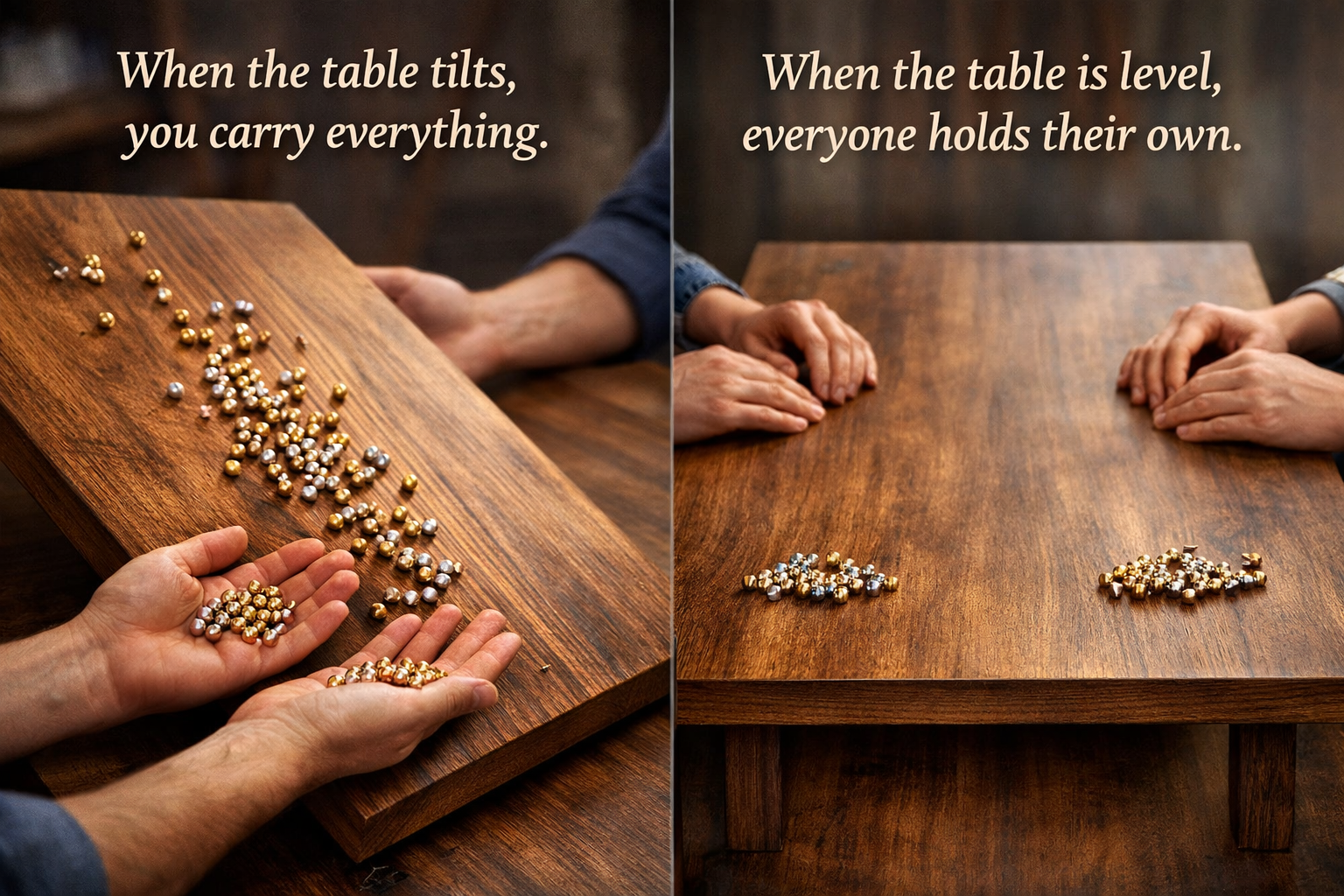 The Level Table Metaphor: how bodyworkers and helpers can support others without absorbing their emotional energy