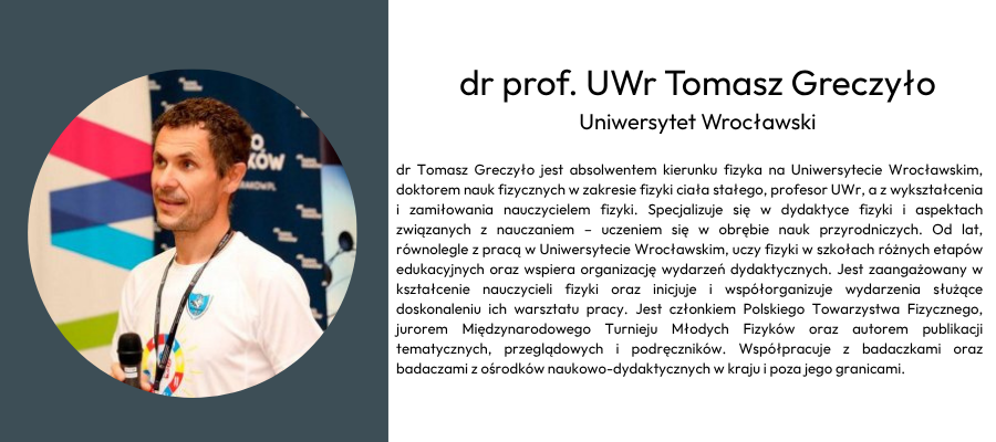 dr prof. UWr Tomasz Greczyło