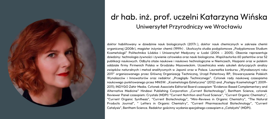 dr hab. inż. prof. uczelni Katarzyna Wińska