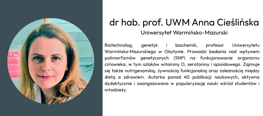 dr hab. prof. UWM Anna Cieślińska
