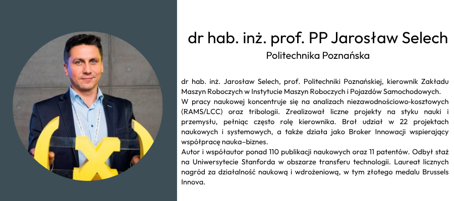 dr hab. inż. prof. PP Jarosław Selech