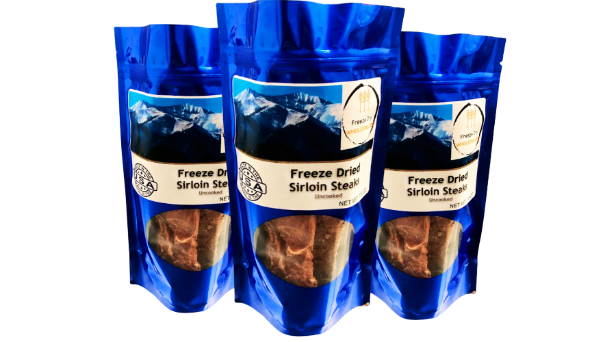 Freeze Dried Sirloin Steaks Exclusive Offer - Buy Today & Save Up To $335