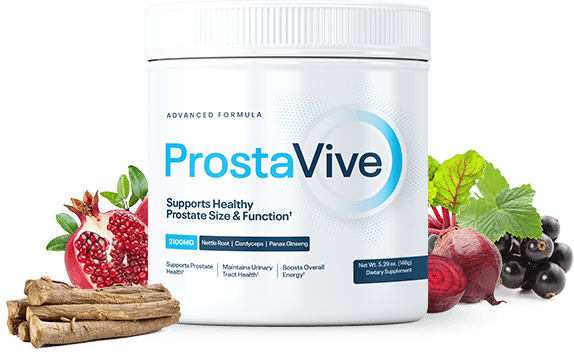 prostavive.org 1 bottle and ingredients