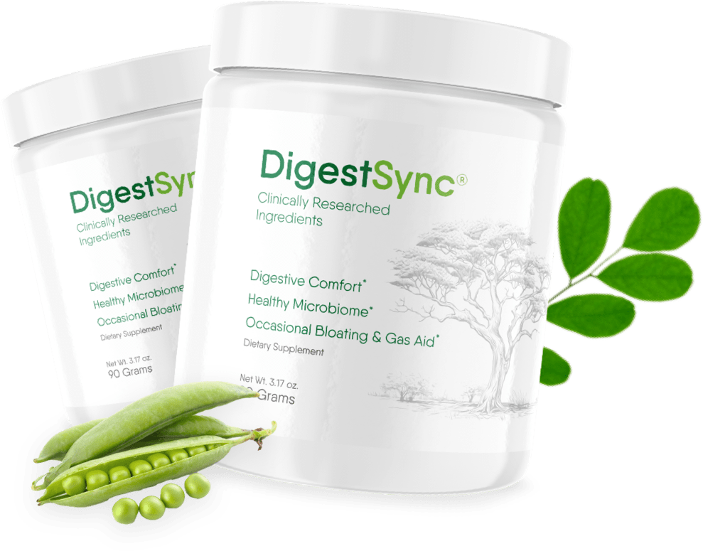 DigestSync24 2 jars and ingredients