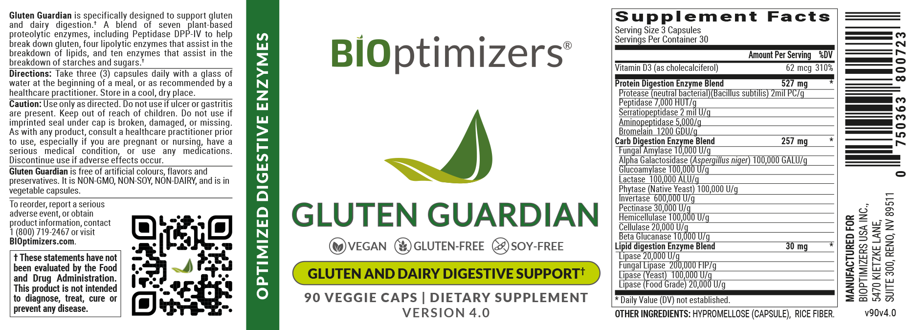 Gluten Guardian Label