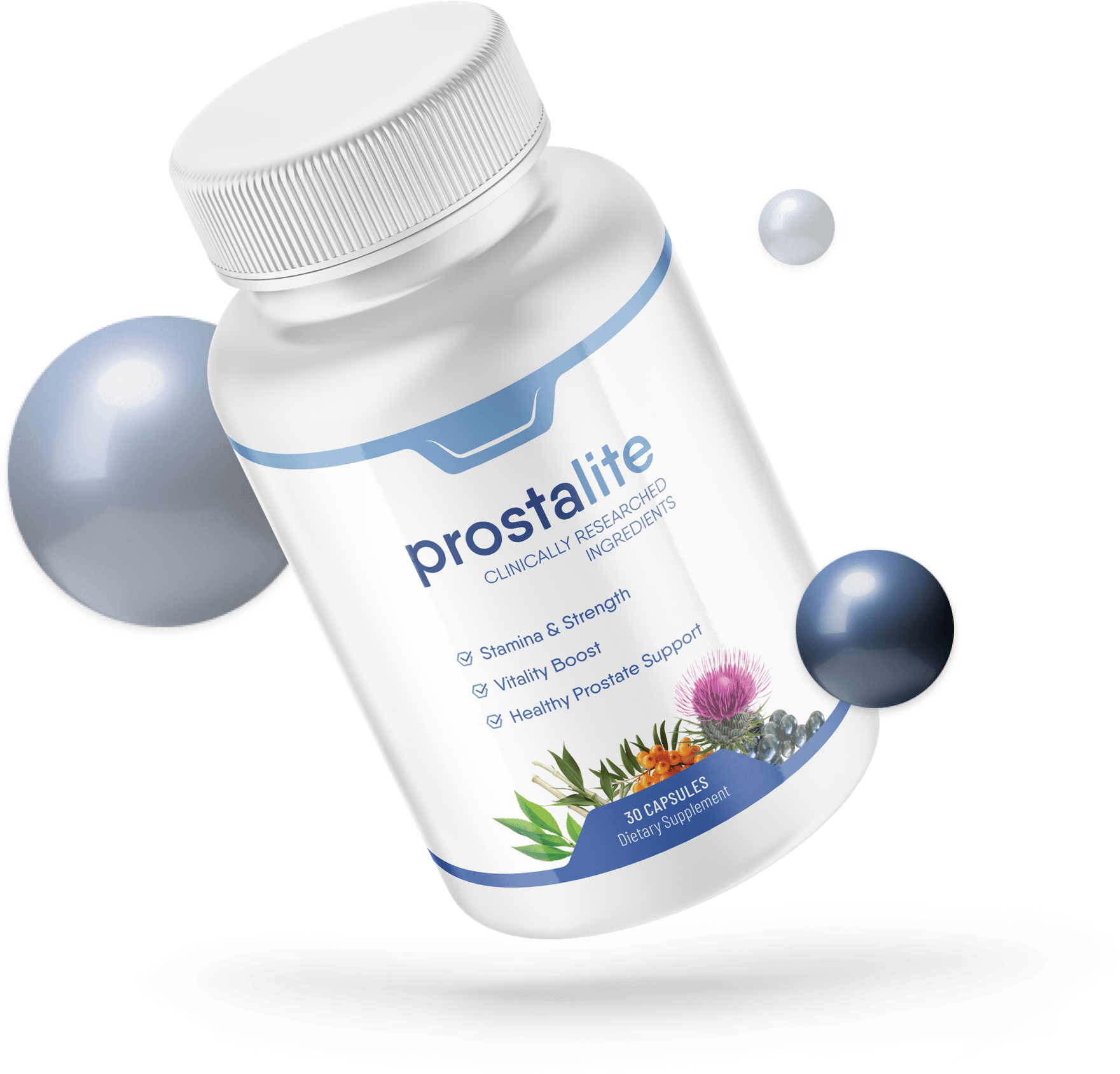 prostalite24 1 bottle and ingredients