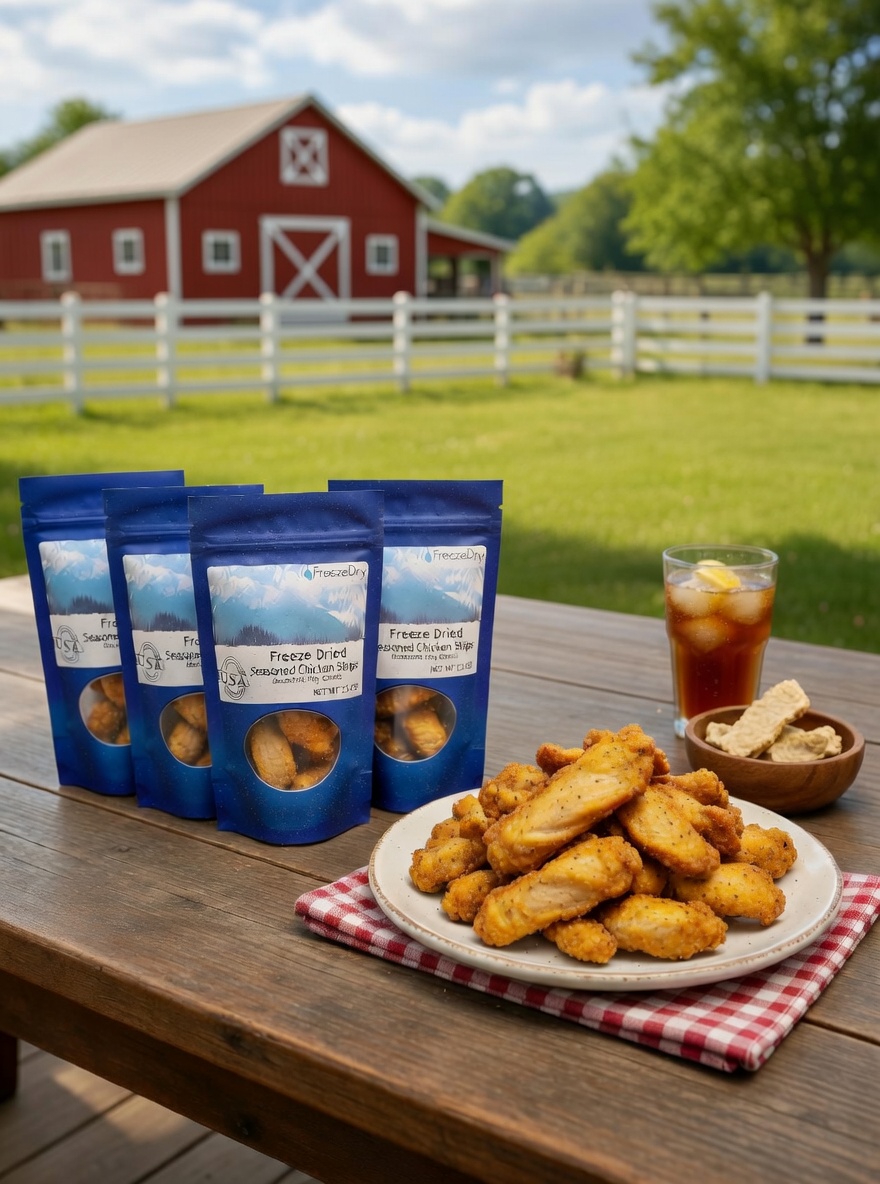 Freeze Dried Chicken Strips Exclusive Offer - Buy Today & Save Up To $1,025