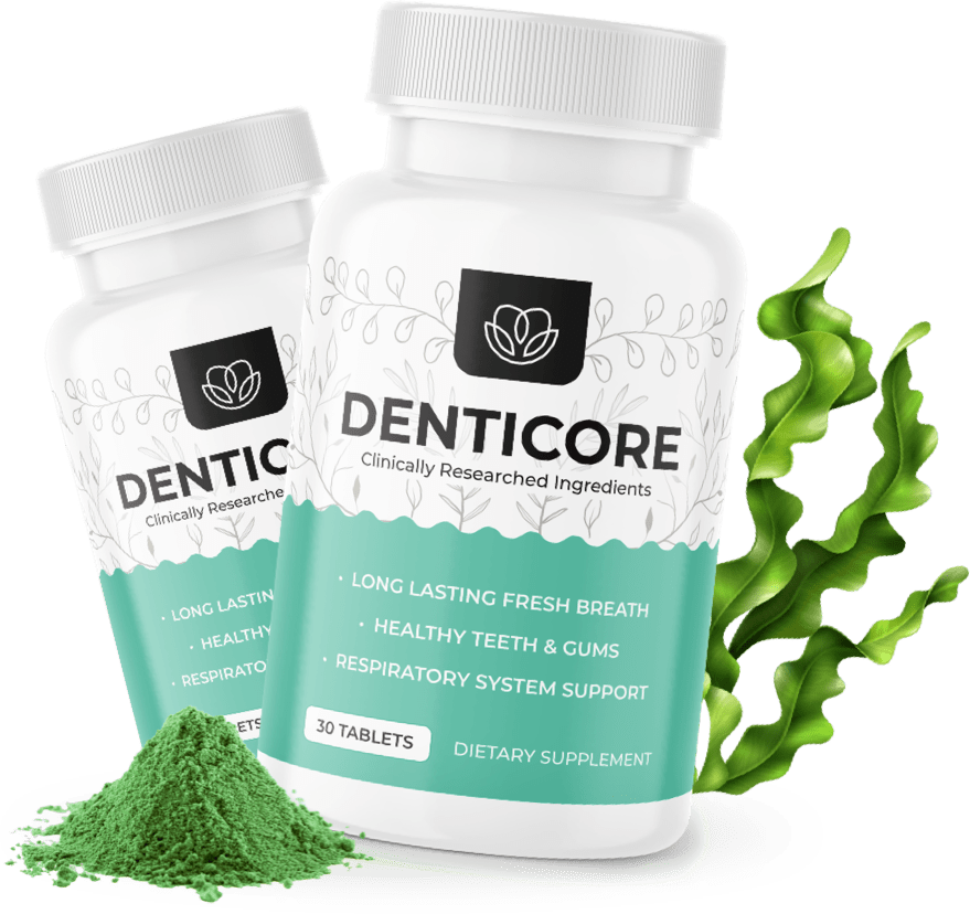 DentiCore24 2 Bottles & Ingredients.