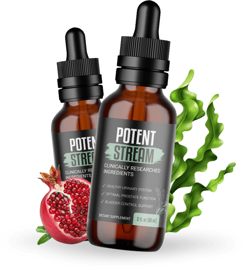 PotentStream 2 bottles and ingredients