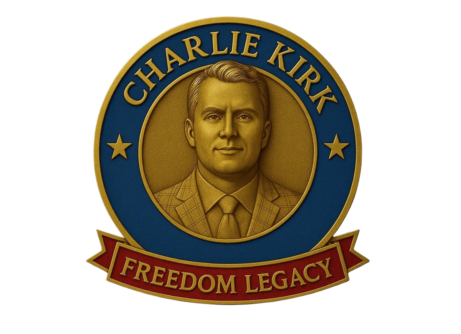 Charlie Kirk Golden Badge Limited Edition - Claim Yours Today