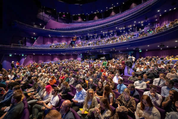 A photo of the crowd at last year's GM Green Summit in the Lowry Theatre