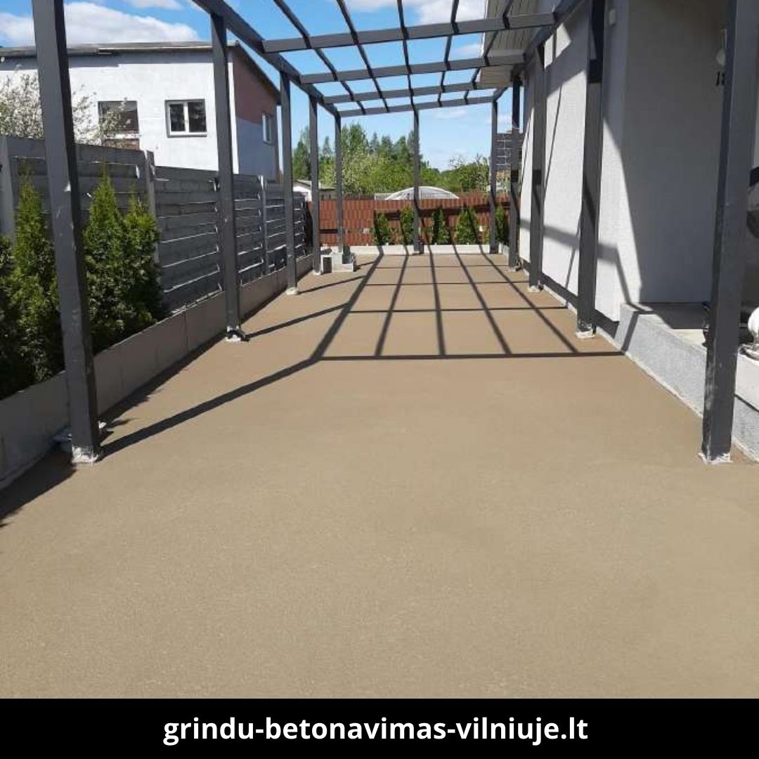 Grindų betonavimas Vilniuje atlikti darbai 2