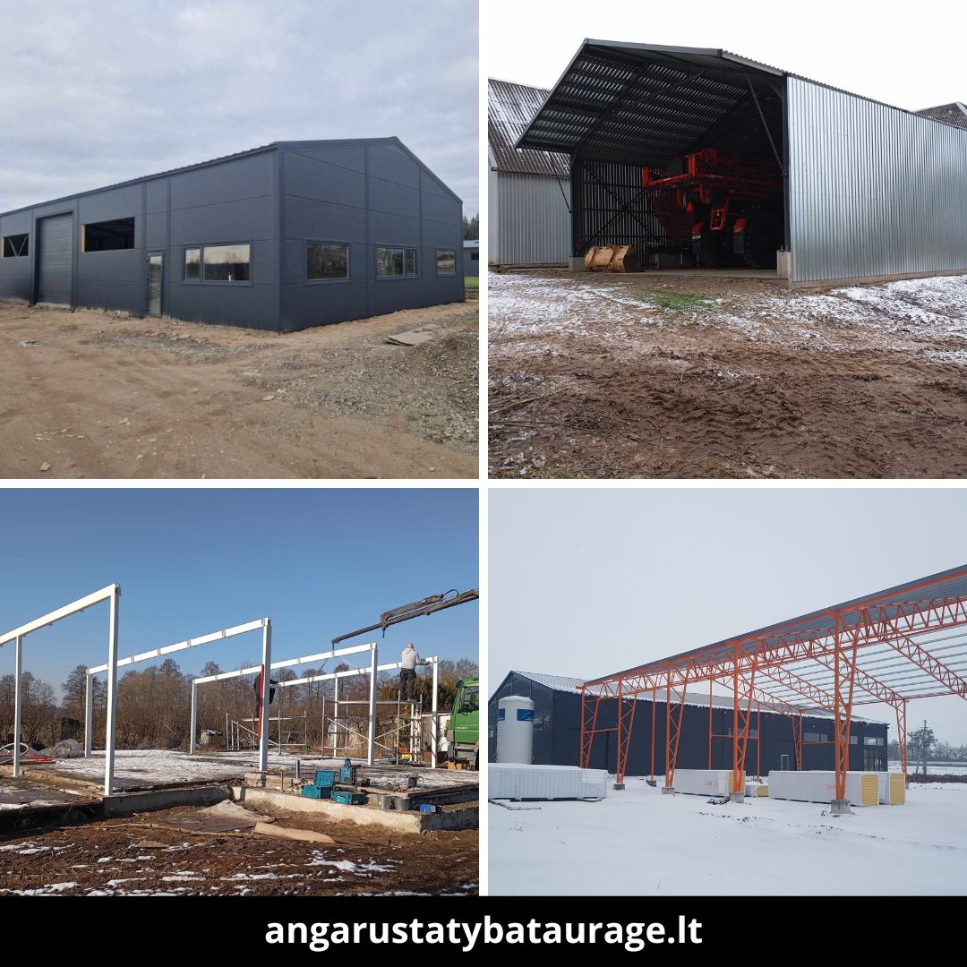 Angarų statyba Tauragėje
