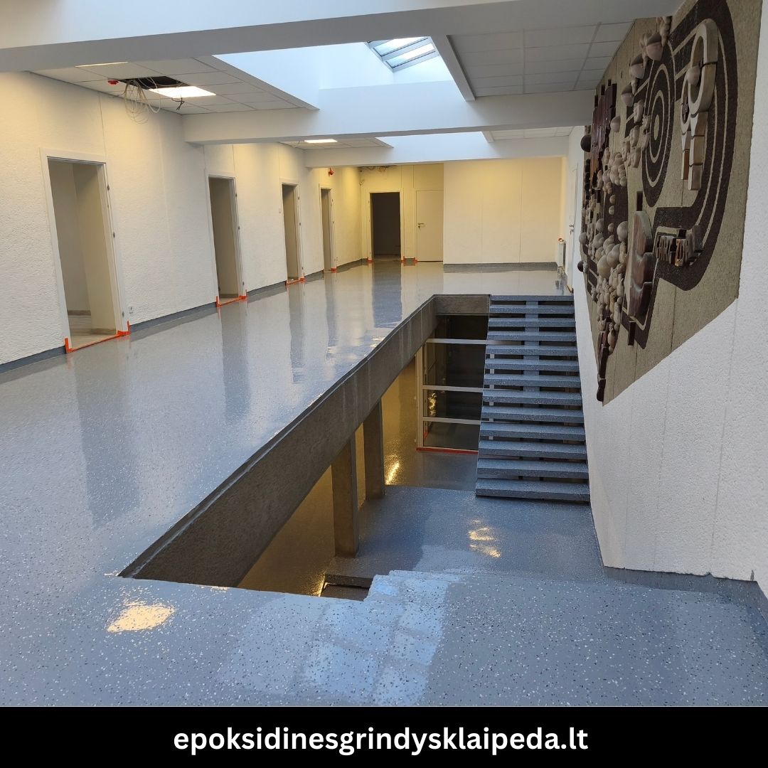 Epoksidinės grindys Klaipėdoje darbai 2
