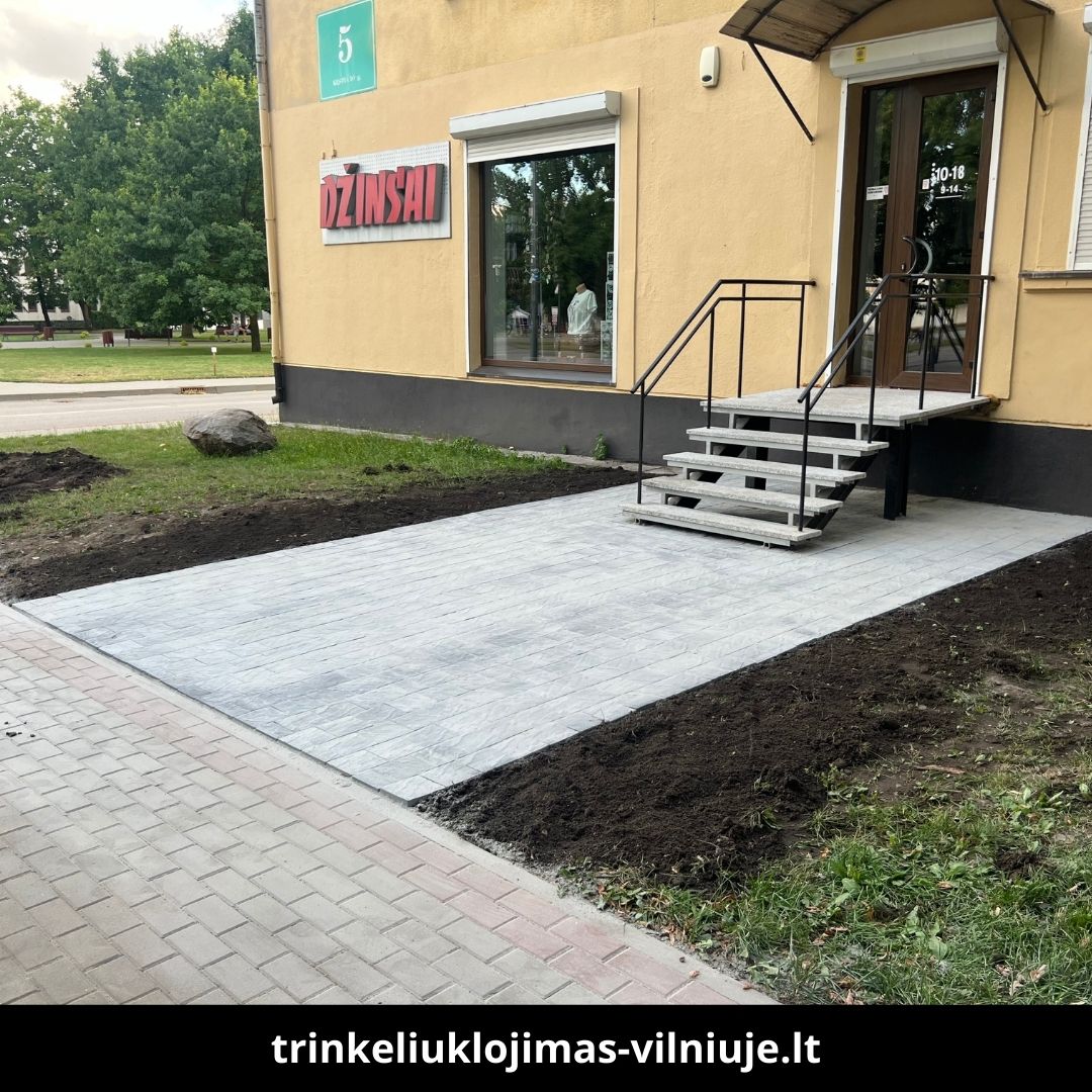 Trinkelių klojimas Vilniuje atlikti darbai 5