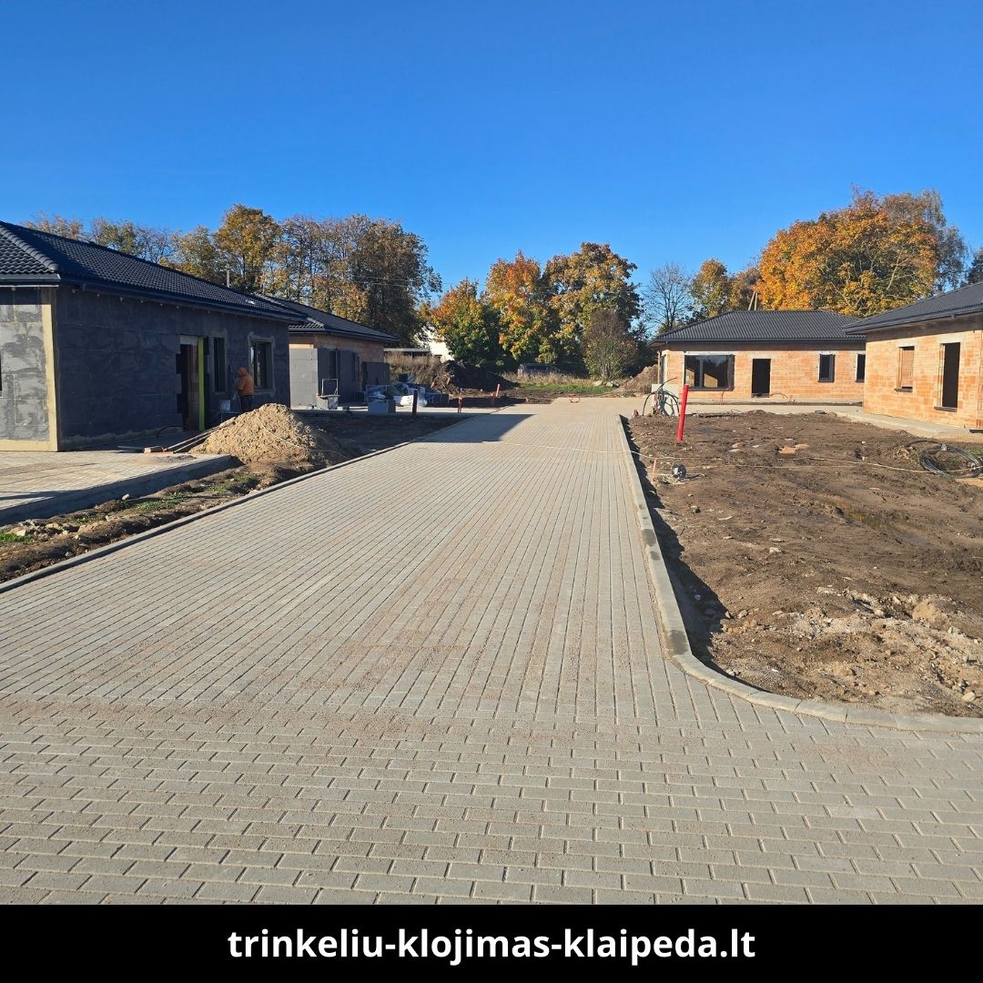Trinkelių klojimas Kalipėdoje atlikti darbai 4
