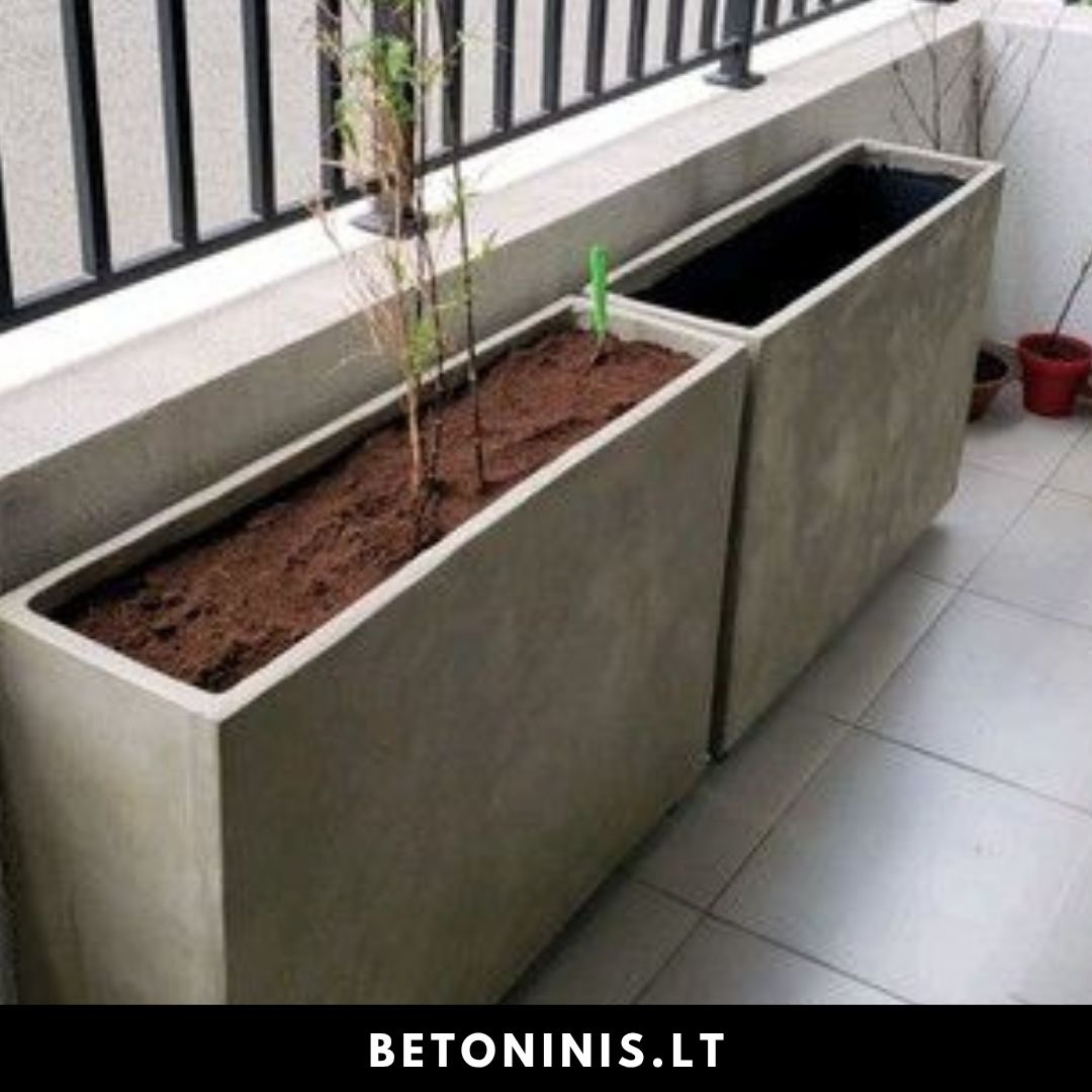 Betoniniai lauko - vidaus vazonai 6